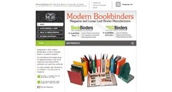 Desktop Screenshot of modernbookbinders.com